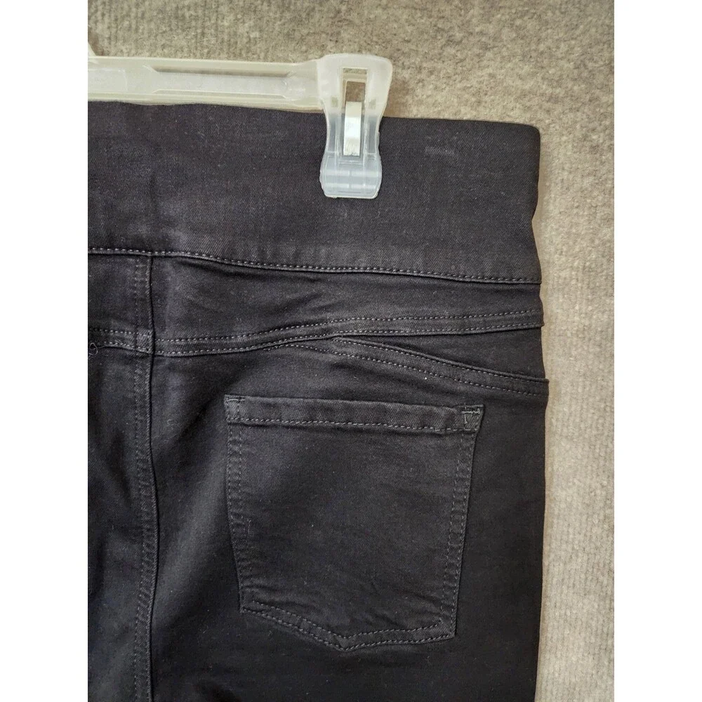 Chicos Perfect Stretch Pull On Bootcut Jeans Womens 2.5 US 14 Black NEW